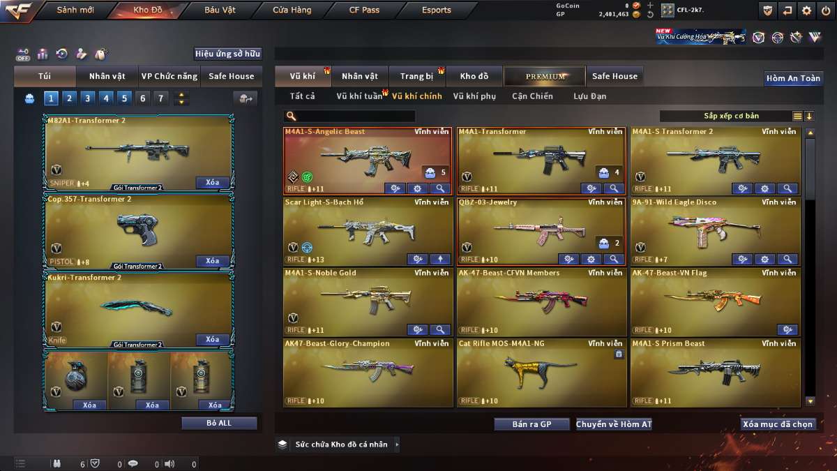 shop acc cf uy tin gia re